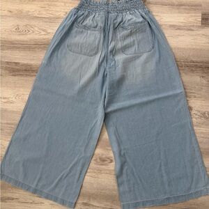 Sincerely Jules Light Blue Smocked Pants